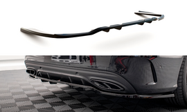 Splitter posteriore centrale (con barre verticali) Mercedes-Benz Classe C AMG-Line W205 Facelift