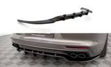 Splitter posteriore centrale (con barre verticali) Porsche Panamera E-Hybrid 971
