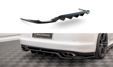 Load image into Gallery viewer, Splitter posteriore centrale (con barre verticali) Porsche Panamera Turbo 970