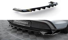 Carica l&#39;immagine nel visualizzatore di Gallery, Splitter posteriore centrale (con barre verticali) Porsche Taycan Mk1