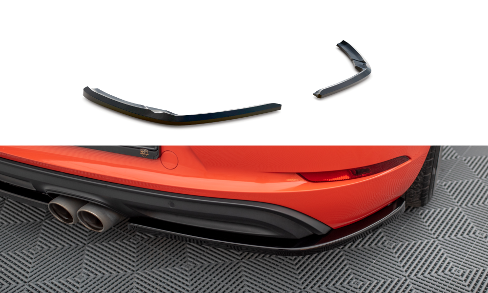 Splitter laterali posteriori Porsche 718 Cayman 982c