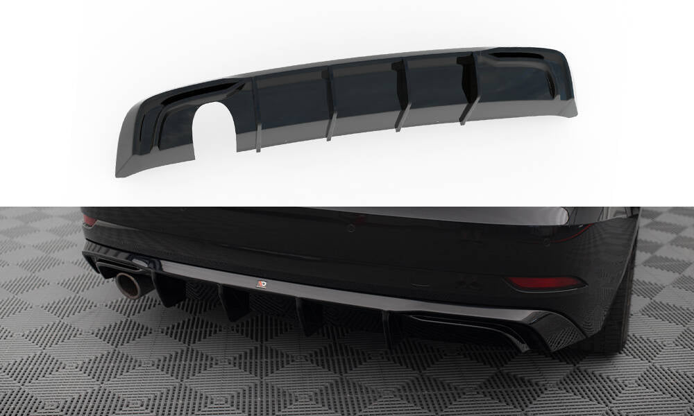 Diffusore Posteriore Audi A3 Sportback 8V Facelift (Versione con un terminale di scarico su un solo lato)