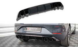 Diffusore posteriore + imitazione terminali di scarico Seat Leon FR Hatchback Mk4