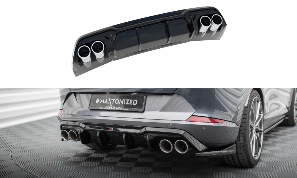Diffusore Posteriore V.3 + Imitazione delle estremità di scarico Cupra Formentor Mk1