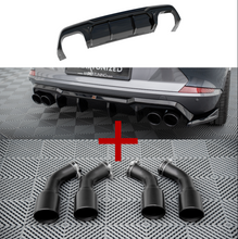 Carica l&#39;immagine nel visualizzatore di Gallery, Diffusore Posteriore V.3 + Finali di scarico Cupra Formentor VZ Mk1