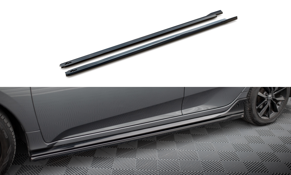 Diffusori Sotto minigonne Honda Civic Mk10 2017 - 2022 FK7
