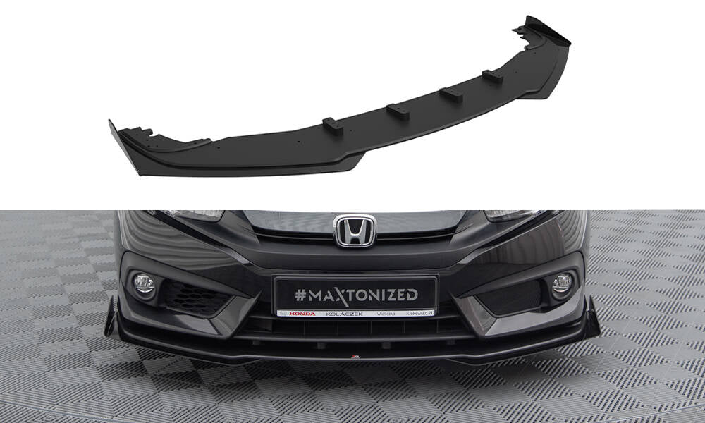 Lip Anteriore Street Pro + Flaps Honda Civic Mk10 2017 - 2022