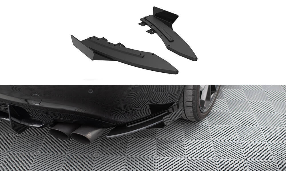 Splitter laterali posteriori Street Pro + Flaps Audi S5 / A5 S-Line Coupe / Cabriolet 8T