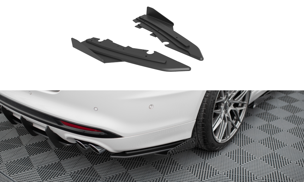 Splitter laterali posteriori Street Pro + Flaps Ford Mondeo Sport Mk5 Facelift / Fusion Sport Mk2 Facelift