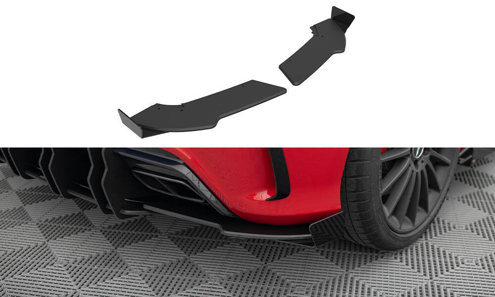 Splitter laterali posteriori Street Pro + Flaps Mercedes-Benz Classe A 45 AMG W176 Facelift