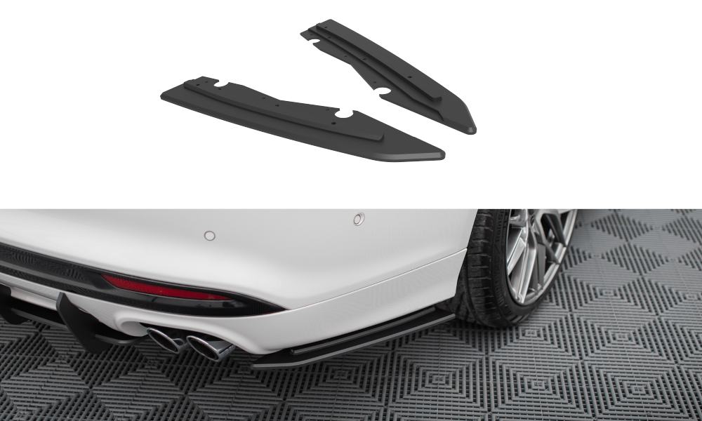 Splitter laterali posteriori Street Pro Ford Mondeo Sport Mk5 Facelift / Fusion Sport Mk2 Facelift