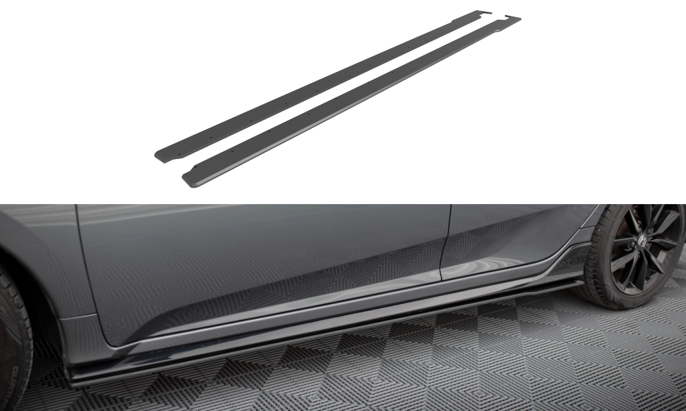 Diffusori Sotto minigonne Street Pro Honda Civic Mk10 2017 - 2022 FK7