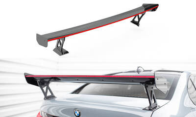 Spoiler in fibra di carbonio Con Montanti Staffe Esterne + LED BMW M3 G80