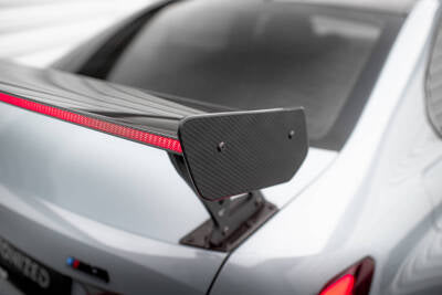 Spoiler in fibra di carbonio Con Montanti Staffe Esterne + LED BMW M3 G80