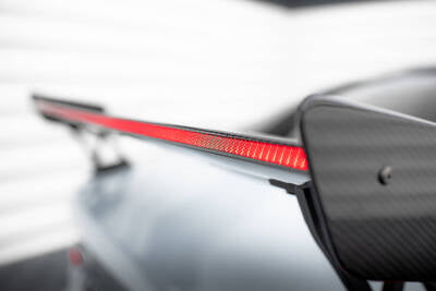 Spoiler in fibra di carbonio Con Montanti Staffe Esterne + LED BMW M3 G80