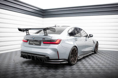 Spoiler in fibra di carbonio Con Montanti Staffe Interne BMW M3 G80