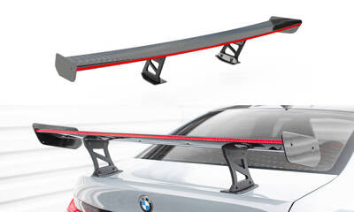 Spoiler in fibra di carbonio Con Montanti Staffe Interne + LED BMW M3 G80