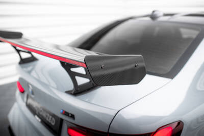 Spoiler in fibra di carbonio Con Montanti Staffe Interne + LED BMW M3 G80