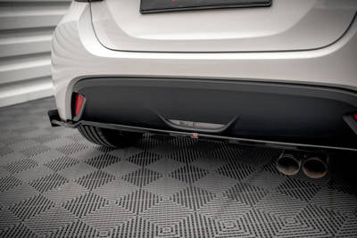 Splitter posteriore centrale V.1 + Flaps Toyota Yaris Mk4