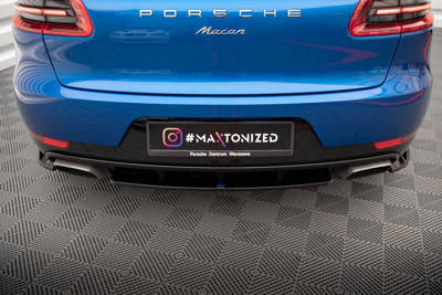Splitter posteriore centrale Porsche Macan Mk1