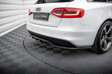 Carica l&#39;immagine nel visualizzatore di Gallery, Splitter posteriore centrale (con barre verticali) Audi A4 Competition B8 Facelift
