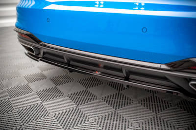 Splitter posteriore centrale (con barre verticali) Audi A5 S-Line F5 Facelift