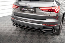 Load image into Gallery viewer, Splitter posteriore centrale (con barre verticali) Audi Q3 S-Line F3