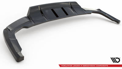 Splitter posteriore centrale (con barre verticali) Audi Q5 S-Line SUV Mk2 Facelift