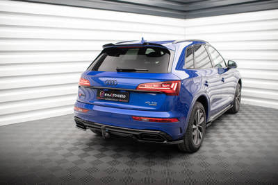 Splitter posteriore centrale (con barre verticali) Audi Q5 S-Line SUV Mk2 Facelift