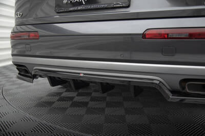 Splitter posteriore centrale (con barre verticali) Audi Q7 Mk2