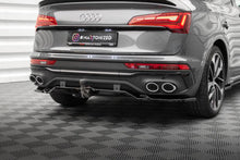 Carica l&#39;immagine nel visualizzatore di Gallery, Splitter posteriore centrale (con barre verticali) Audi SQ5 Sportback Mk2 Facelift