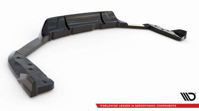 Splitter posteriore centrale (con barre verticali) BMW X6 M F96