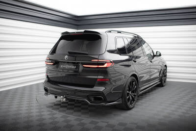 Splitter posteriore centrale (con barre verticali) BMW X7 M-Pack G07 Facelift