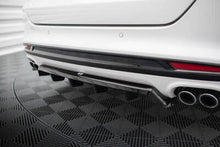 Carica l&#39;immagine nel visualizzatore di Gallery, Splitter posteriore centrale (con barre verticali) Ford Mondeo Sport Mk5 Facelift / Fusion Sport Mk2 Facelift