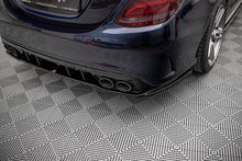 Carica l&#39;immagine nel visualizzatore di Gallery, Splitter posteriore centrale (con barre verticali) Mercedes-AMG Classe C 43 Sedan W205 Facelift