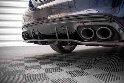 Splitter posteriore centrale (con barre verticali) Mercedes-AMG Classe C 43 Sedan W205 Facelift