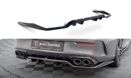 Splitter posteriore centrale (con barre verticali) Mercedes-AMG Classe C 43 Coupe C205 Facelift