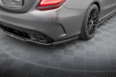 Splitter posteriore centrale (con barre verticali) Mercedes-AMG Classe C C63 Sedan / Estate W205 Facelift