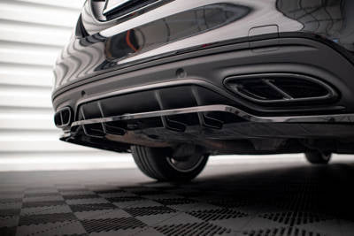 Splitter posteriore centrale (con barre verticali) Mercedes-Benz Classe C AMG-Line W205 Facelift