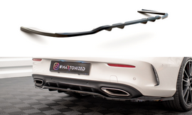 Splitter posteriore centrale (con barre verticali) Mercedes-Benz Classe C Coupe AMG-Line C205 Facelift