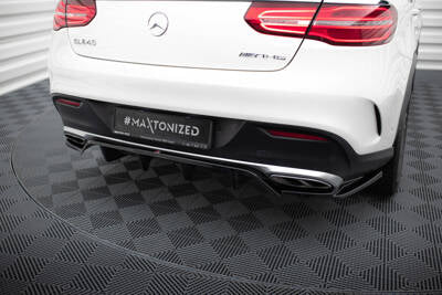 Splitter posteriore centrale (con barre verticali) Mercedes-Benz GLE Coupe AMG-Line C292