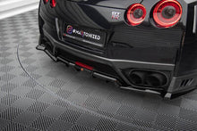 Load image into Gallery viewer, Splitter posteriore centrale (con barre verticali) Nissan GTR R35 Facelift