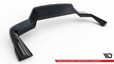 Splitter posteriore centrale (con barre verticali) Porsche Cayenne Sport Design Mk3