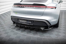 Carica l&#39;immagine nel visualizzatore di Gallery, Splitter posteriore centrale (con barre verticali) Porsche Taycan Mk1
