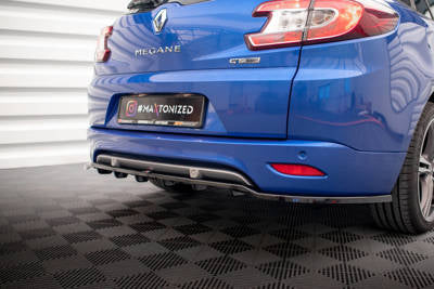 Splitter posteriore centrale (con barre verticali) Renault Megane GT Line Grandtour Mk3 Facelift