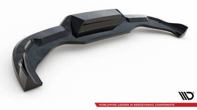 Splitter posteriore centrale (con barre verticali) Seat Arona FR Mk1