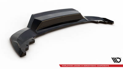 Splitter posteriore centrale (con barre verticali) Skoda Karoq Sportline Mk1 Facelift