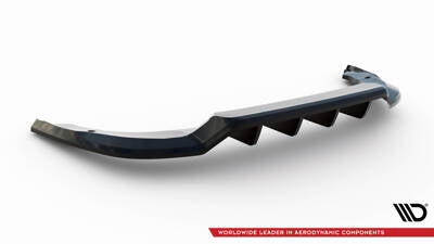 Splitter posteriore centrale (con barre verticali) Skoda Kodiaq Sportline Mk1 Facelift