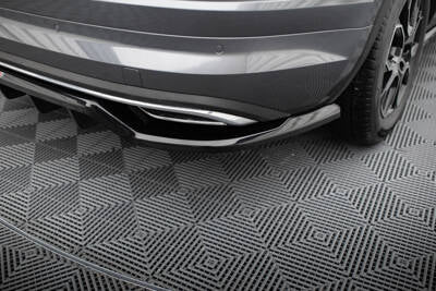 Splitter posteriore centrale (con barre verticali) Skoda Kodiaq Sportline Mk1 Facelift