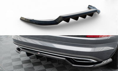 Splitter posteriore centrale (con barre verticali) Skoda Kodiaq Sportline Mk1 Facelift